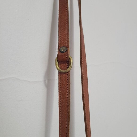 IL BISONTE Shoulder Crossbody Bag Leather Brown - Picture 7 of 11